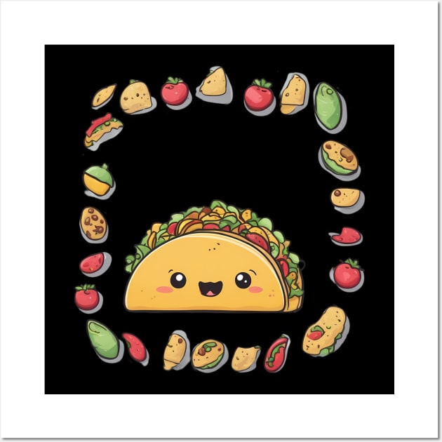 Taco Lover Wall Art by animegirlnft